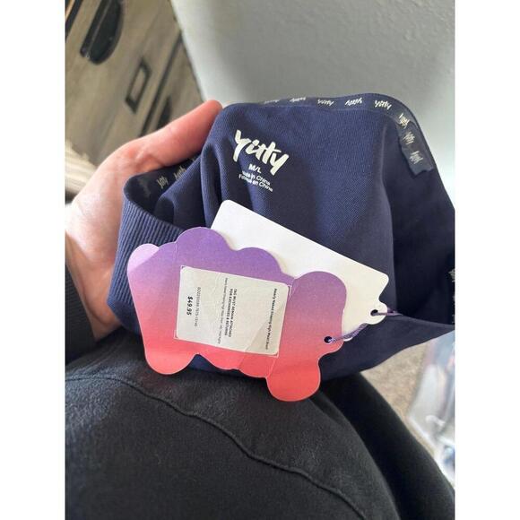 NWT Yitty Fabletics Nearly Naked Shaping High Waist Short Navy size M/L. Retail - Picture 3 of 3